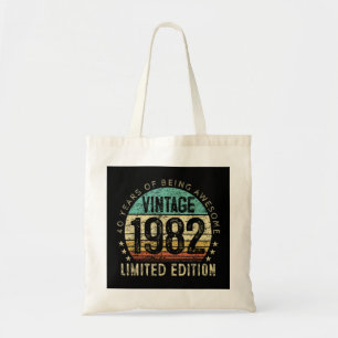 40e verjaardag 1982 40 jaar oude Mannen Wo Tote Bag