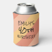 40e verjaardag 1982 gestripte Koelbox Blikjeskoeler (Blikje Achterkant)