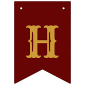 40e verjaardag 1982 Red Gold Name Vlaggetjes (Tweede vlag)