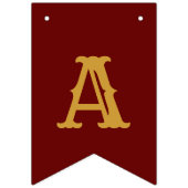 40e verjaardag 1982 Red Gold Name Vlaggetjes (Derde vlag)