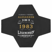 40e verjaardag 1983 Monogram naam Legendary Voetbal (Enkel)