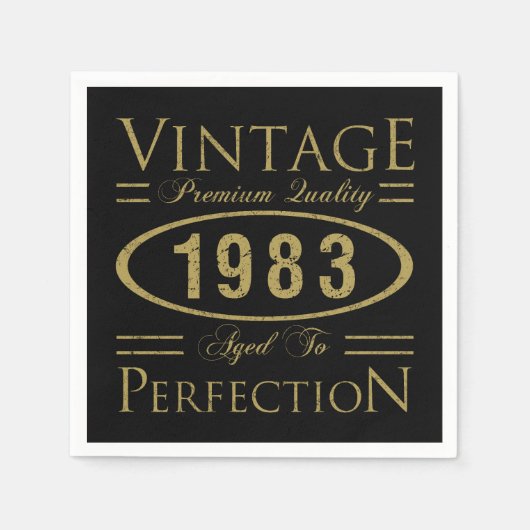 40e verjaardag 1983 servet (Voorkant)