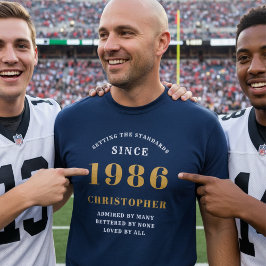 40e verjaardag 1986 gepersonaliseerde aangepaste n t-shirt