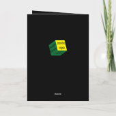 40e verjaardag 2-Afbeelding fotosjabloon kaart (Achterkant)