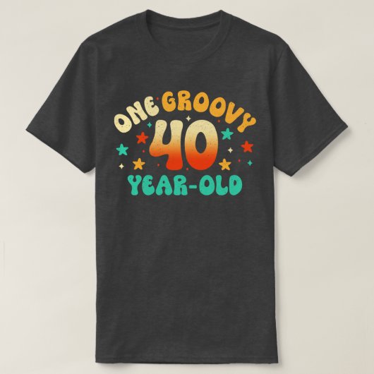 40e verjaardag 2 t-shirt (Design voorkant)