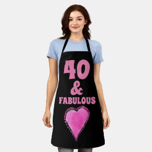 40e verjaardag 40 en fabelachtige keuken Schort