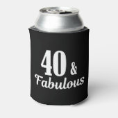 40e verjaardag 40 en verbluffend blikjeskoeler (Blikje Achterkant)