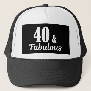 40e verjaardag 40 en verbluffend trucker pet