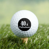 40e verjaardag 40 en verbluffende Button Golfballen (Insitu Shirt)