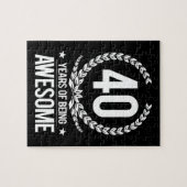 40e verjaardag (40 jaar Geweldige) Legpuzzel (Horizontaal)