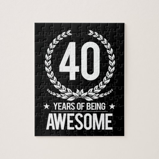 40e verjaardag (40 jaar Geweldige) Legpuzzel (Verticaal)