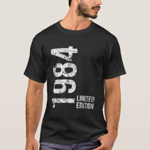 40e Verjaardag 40 Jaar Oud Man Vrouw Vintage 1984 T-shirt