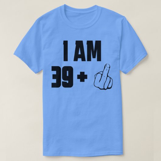 40e verjaardag 40 jaar oud t-shirt (Design voorkant)