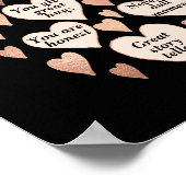 40e verjaardag 40 redenen waarom we van je houden poster (Hoek)