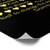 40e verjaardag 40 redenen waarom zwart goud poster (Hoek)