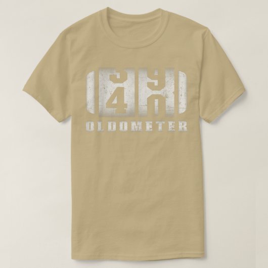 40e verjaardag , 40e dag Oldometer , 40 jaar oud T-shirt (Design voorkant)