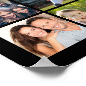 40e verjaardag 45 foto collage hoera voor 40 jaar poster (Hoek)