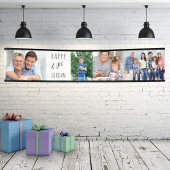 40e verjaardag 4 Fotogreep op maat Spandoek