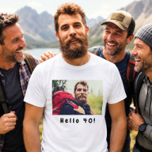 40e verjaardag aangepaste foto hallo 40 mannen