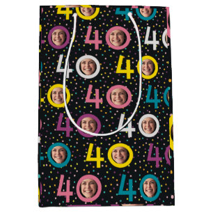 40e verjaardag aanpassen foto medium cadeauzakje