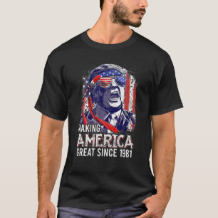 40e verjaardag, Amerika geweldig sinds 1981 T-shirt