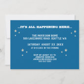 40e verjaardag Bash - uitnodiging van de partij va (Achterkant)