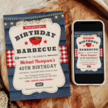 40e verjaardag BBQ Zomer Barbecue Party