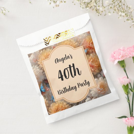 40e verjaardag bedankzakje (Gezegeld)