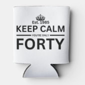 40e verjaardag blikjeskoeler (Voorkant)