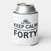 40e verjaardag blikjeskoeler (Blikje Achterkant)