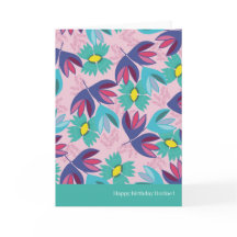 40e verjaardag bloem groen modern krokus vrouwelij