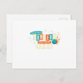 40e verjaardag Bowler Funny Bowling 1980 Retro Uitnodiging Briefkaart (Voorkant / Achterkant)