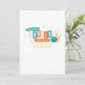 40e verjaardag Bowler Grappig Bowling 1980 Vintage Kaart (Staand voorkant)