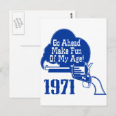 40e verjaardag briefkaart (Voorkant / Achterkant)