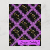 40e verjaardag briefkaart (Voorkant)