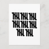 40e verjaardag briefkaart (Voorkant)