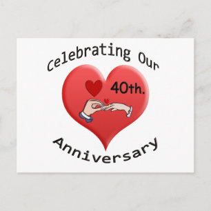 40e. Verjaardag Briefkaart