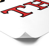 40e verjaardag cadeau voor hem poster (Hoek)