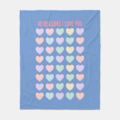 40e verjaardag cadeautjes - 40e cadeaus fleece deken (Voorkant)