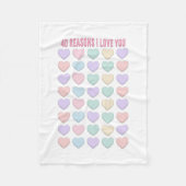 40e verjaardag cadeautjes - 40e cadeaus fleece deken (Voorkant)