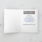 40e verjaardag Camping Campfire Old Timer Kaart (Binnen)