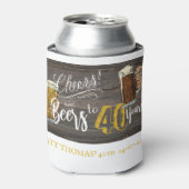 40e verjaardag, Cheers and Beers, partijvoordeel Blikjeskoeler (Blikje Voorkant)