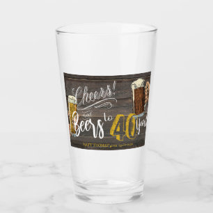 40e verjaardag, Cheers and Beers, partijvoordeel Glas