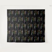 40e verjaardag Cheers Beers Golf Party Achtergrond Wandkleed (Voorkant (horizontaal))