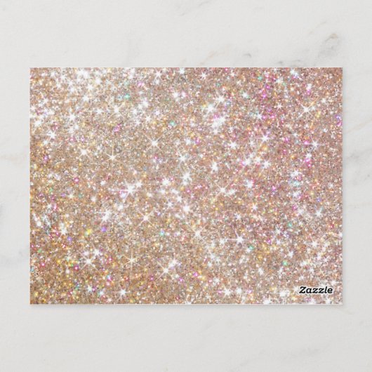 40e verjaardag Chic Glitter Ombre Bewaar de datum Briefkaart (Achterkant)