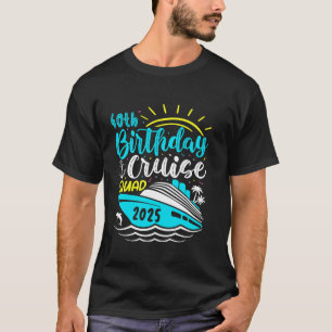 40e verjaardag cruise 2025 Squad Vakantie reis Mat T-shirt