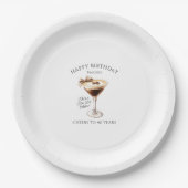 40e verjaardag Custom Paper Bord Espresso Martini (Voorkant)