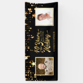 40e verjaardag Dan & Nu Sterren JAREN IN DE MAAK Spandoek (Verticaal)