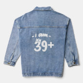 40e VERJAARDAG DENIM JACKET (Achterkant)