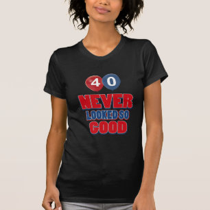 40e verjaardag design t-shirt